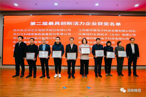 載譽而歸|最具創(chuàng)新活力企業(yè)